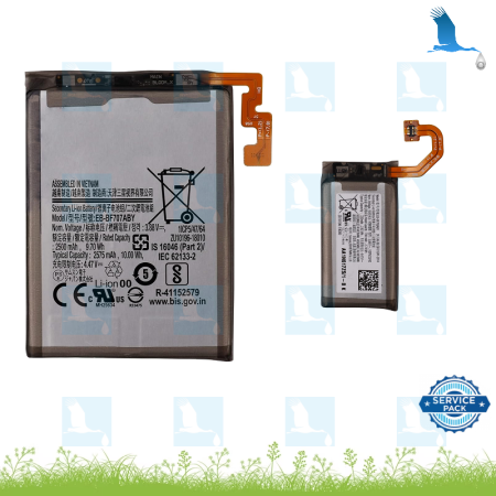 Z Flip (5G) - Batteries - Service pack - EB-BF707ABY (Main) + EB-BF708ABY (Sub)  - GH82-23867A