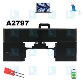 Batterie A2797 - MacBook Pro 16" A2780 M2  - Macbook Air 15" A2941 - original - fog Batterie A2797 - MacBook Pro 16" A2780 M2  - Macbook Air 15" A2941 - original - fog