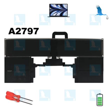 Batterie A2797 - MacBook Pro 16" A2780 M2  - Macbook Air 15" A2941 - original - fog