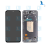 S23 FE - LCD + Touch + Frame - GH82-32854A - Noir (Graphite) - Galaxy S23 FE (S711B) - service pack