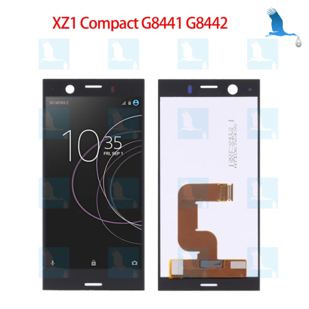 XZ1 Compact - LCD + Touch - Black - Sony Xperia XZ1 Compact - ori