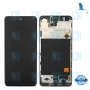 A51 - LCD + Touchscreen + Frame - Service pack - GH82-21669A - Nero - A51(A515F)