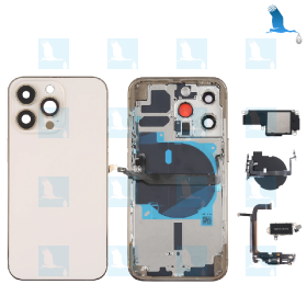 Frame Complete with Backcover Glass - Or - iPhone 13 Pro Max - oem Frame Complete with Backcover Glass - Or - iPhone 13 Pro Max - oem