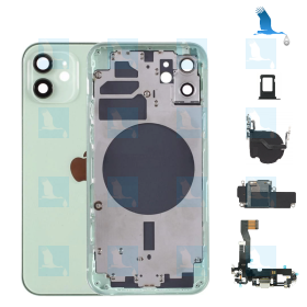 Chassis complet avec petites pièces + NFC - Vert - iPhone 12 (A2403) - oem
