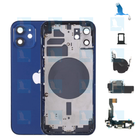 Chassis complet avec petites pièces + NFC - Bleu - iPhone 12 (A2403) - oem