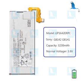 XZ Premium - Batterie - LIP1642ERPC 3.8V 3230mAh - 12.3Wh - 1ICP5/48/112 - originale - Sony Xperia XZ Premium (G8141) XZ Premium - Batterie - LIP1642ERPC 3.8V 3230mAh - 12.3Wh - 1ICP5/48/112 - originale - Sony Xperia XZ Premium (G8141)