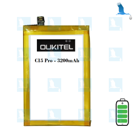 OUKITEL - Batterie - originale - Oukitel C15 Pro 3200mAh OUKITEL - Batterie - originale - Oukitel C15 Pro 3200mAh