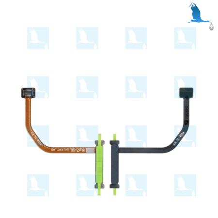 A16 (5G) - Finger print sensor + flex - GH96-18396A - Black (Blue Black) - ori - Samsung Galaxy A16 (SM-A166B)