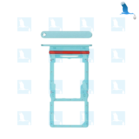 A16 (5G) - SIM card tray - DS - GH98-49822C - Green (Light Green) - ori - Samsung Galaxy A16 (SM-A166B)