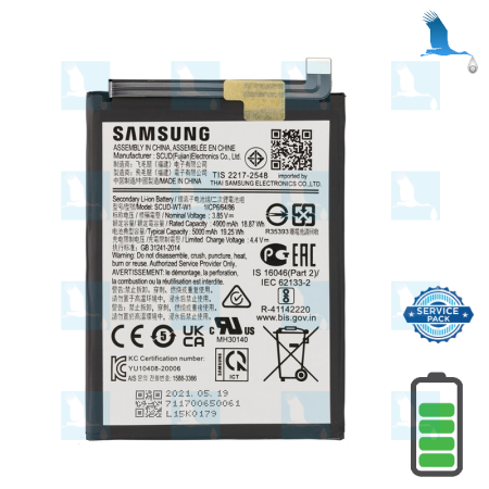 A22 5G - Battery - SCUD-WT-W1 - GH81-20698 - service pack - 4900mAh - Samsung A22 5G (SM-A226B)