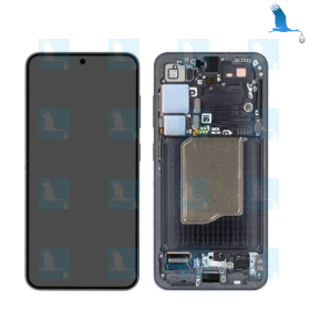S25 - LCD + Touch + Frame - Schwarz (Blueblack) - GH82-36329E - service pack - Samsung Galaxy S25 (SM-S931B)