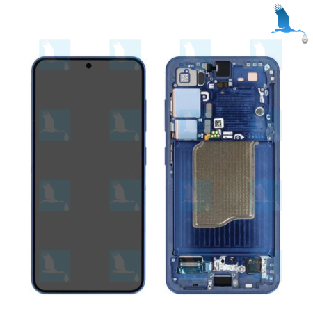 S25 - LCD + Touch + Frame - Königsblau (Navy) - GH82-36329D - service pack - Samsung Galaxy S25 (SM-S931B)