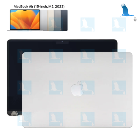 LCD - MacBookAir 15", M2, 2023, Silver, A2941, Mac A14,15 - qor