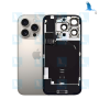 copy of iPhone 16 Pro - Batterieabdeckungsglas + Metallplatte + NFC flex + Magnete – Grau (Natural Titanium) – iPhone 16 Pro