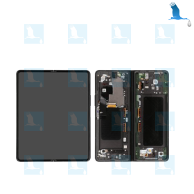 ZFold 3 - LCD + Touch + Frame Service pack - GH82-26283A - Noir (Phantom Black) - Galaxy Z Fold 3 (F926B)