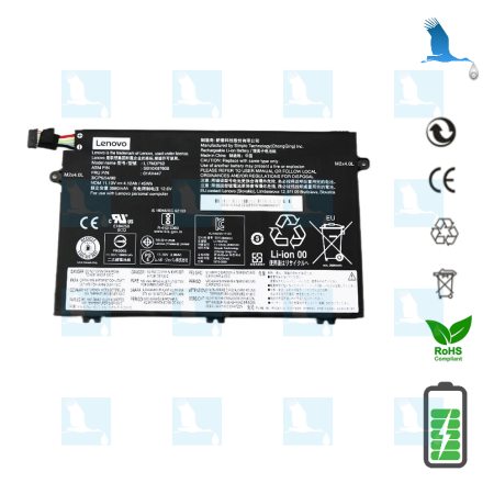 Batterie - L17M3P52 - Nom. 11.10V - 4120 mAh - 45Wh - Lenovo
