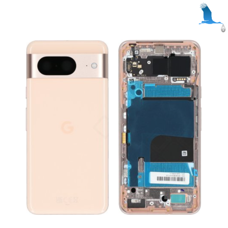 Pixel 8 - Battery cover - G949-00565-01 - Rose - Google Pixel 8 (GKWS6, G9BQD)