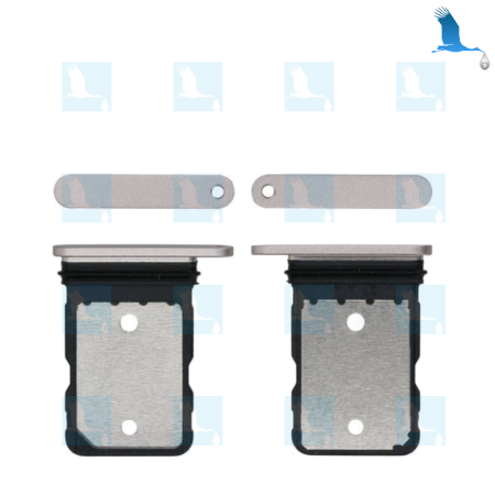 Pixel 9a - Vassoio scheda SIM - G852-04466-01 - Griggio (Porcelain) - Google Pixel 9a (GTF7P)