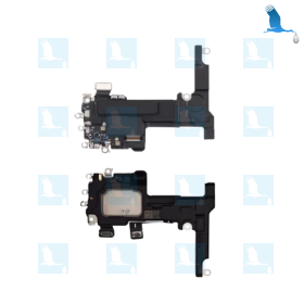 iPhone 16 Plus - Earspeaker + WiFi antenna flex - iPhone 16 Plus (A3290) 2024