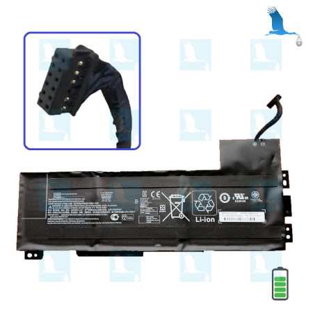 Battery - HSTNN-C87C (See VV09XL) - HP ZBook 15 G3 - G4 - ZBook 17 G3
