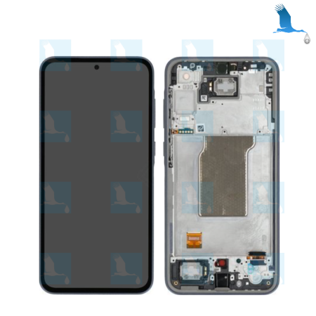A35 5G - LCD + Touch + Cornice - GH82-34223A - Nero (Awesome Navy) - Galaxy A35 5G (A356B) - Service Pack