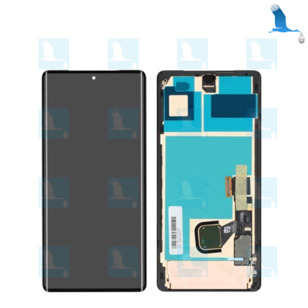 Pixel 7 Pro - LCD  + Touchscreen + Frame + Fingerprint sensor - service pack - G949-00290-01 - Google Pixel 7 Pro (GP4BC, GE2AE)