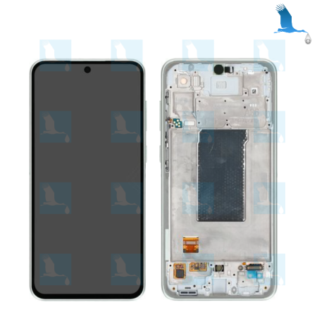A36 5G - LCD + Touch + Frame - service pack - GH82-36841D - Lavande (Awesome lavender) - Samsung A56 5G (SM-A566B)
