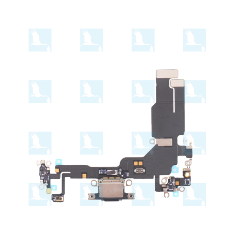 iPhone 15 - Carte de charge et connecteur flexible - Noir - iPhone 15 (A3090)