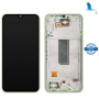 A34 5G - Service pack - LCD + Touch + Frame - GH82-31200C - Grün (Light Green) - Samsung Galaxy A34 5G (A346B)