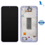 A34 5G - Service pack - LCD + Touch + Frame - GH82-31200D - Lila (Light Violet) - Samsung Galaxy A34 5G (A346B)