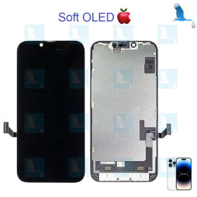 iPhone 14 Pro - LCD + Touchscreen - Soft OLED (Sans message Pop Up) - iPhone 14 Pro