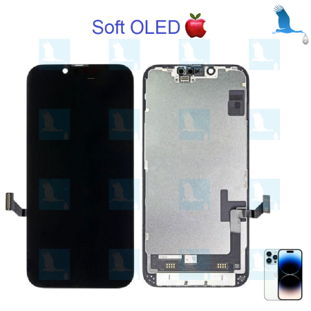 iPhone 14 Pro - LCD + Touchscreen - Soft OLED (Sans message Pop Up) - iPhone 14 Pro