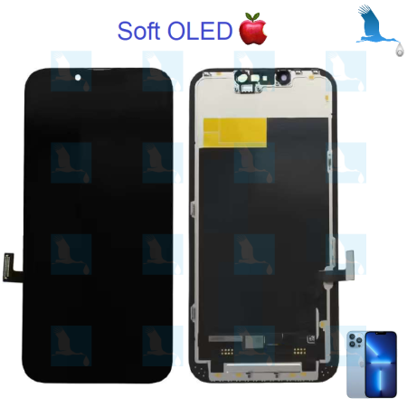 iPhone 13 Pro Max - LCD + Touchscreen - Soft OLED (no Pop Up message) - iPhone 13 Pro Max