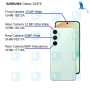 copy of S23 FE, S24 FE - Camera - Main camera - GH96-16211A - 50MP - Samsung Galaxy S23 FE (S711B) / S24 FE (S721B) - ori