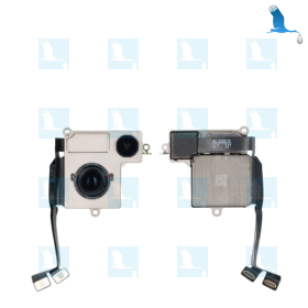 iPhone 15 Plus / Fotocamera posteriore - Fotocamera principale 48MP + 12MP - ori - iPhone 15+