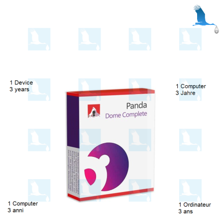 PANDA DOME COMPLETE - Antivirus - 1 Ordinateur - Abonnement pour 2 ans + 3ème année gratuite