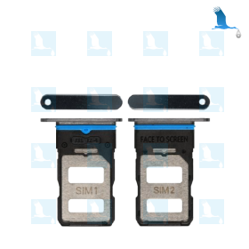 SIM Card Tray - 482000004Z3W - Black (Cosmic black) - Xiaomi Mi 10T / Mi 10T Pro