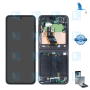 Z Flip 6 - LCD + Touch + Frame - GH82-35014E - Schwarz (Crafted black) -Service pack - Samsung Z Flip 6 (F741B)