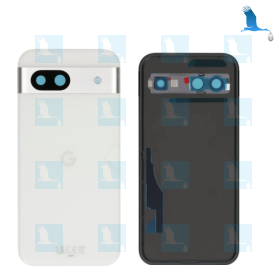 Pixel 8a - Battery cover - Back cover - G949-00786-00 - White (Porcelaine) - Pixel 8a (G6GPR) Pixel 8a - Battery cover - Back cover - G949-00786-00 - White (Porcelaine) - Pixel 8a (G6GPR)