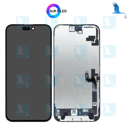 iPhone 16 Plus - LCD + Touch - Soft OLED (Alta intensità) - iPhone 16 Plus (A3290)