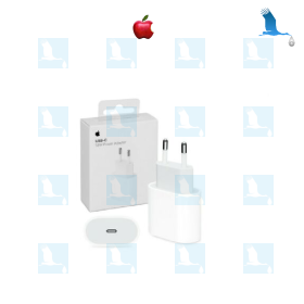 Caricabatterie USB-C 20W A2347- Adattatore di alimentazione - service pack - Apple - 100-240V - 20W