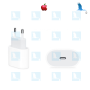 Chargeur - Adaptateur secteur - Connecteur USB-C - 100-240V - 20W - Apple - qor