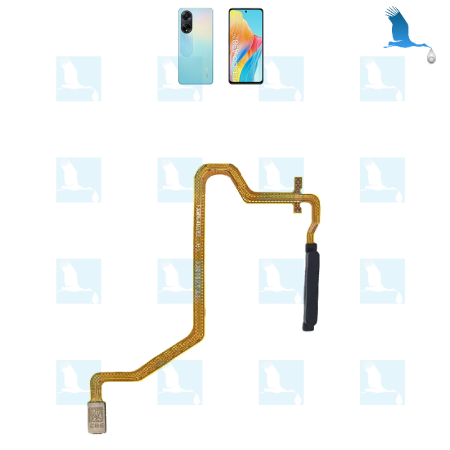 OPPO A98 5G - Fingerprint sensor flex and power button - ori - OPPO A98 5G (CPH2529)