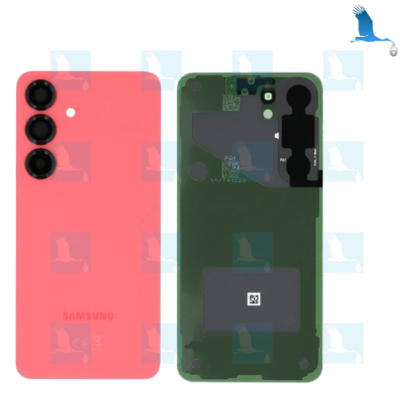 S25 - Battery cover - GH82-36295G - Orange (Coralred) - Samsung Galaxy S25 (SM-S931B)  - oem