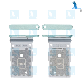 S25 / S25 Plus / SIM card tray -  GH98-49874B - Green (Mint) - Samsung Galaxy S25 (SM-S931B) - S25 Plus (S936B)