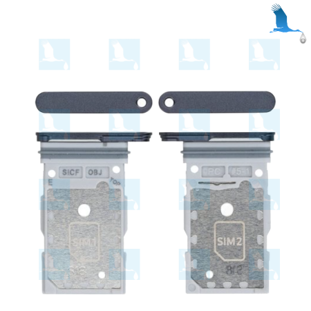 S25 / S25 Plus / SIM card tray -  GH98-49874E - Black (Blue Black) - Samsung Galaxy S25 (SM-S931B) - S25 Plus (S936B)