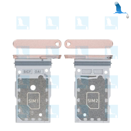 S25 / S25 Plus / SIM card tray -  GH98-49874F - Pink Gold - Samsung Galaxy S25 (SM-S931B) - S25 Plus (S936B)