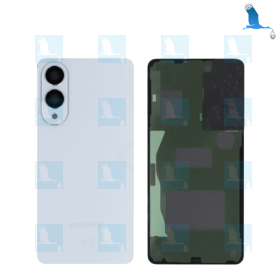 S25 Edge - Battery cover - Backcover - GH82-37202B - Blau (Titanium Iceblue) - Samsung Galaxy S25 Edge (SM-S937B) - oem