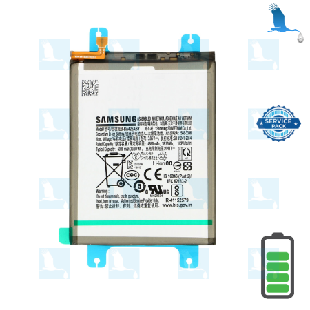 Batterie - EB-BA426ABY - GH82-25461A - service pack - 4.43V - 5000mAh - 19.3Wh - Galaxy (A32 / A42 / A72 4G / M22 / M32 / 5G)