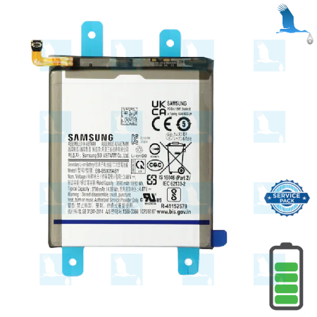 S22 - Akku - EB-BS901ABY - service pack - GH82-27494A - 3.88V - 3590mAh - 13.92Wh - Galaxy S22 (S901B)